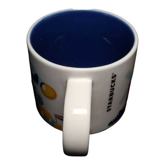 Starbucks Netherlands YAH Mug Windmill Bicycle Canal Coffee Cup You Are Here New - Picture 5 of 12